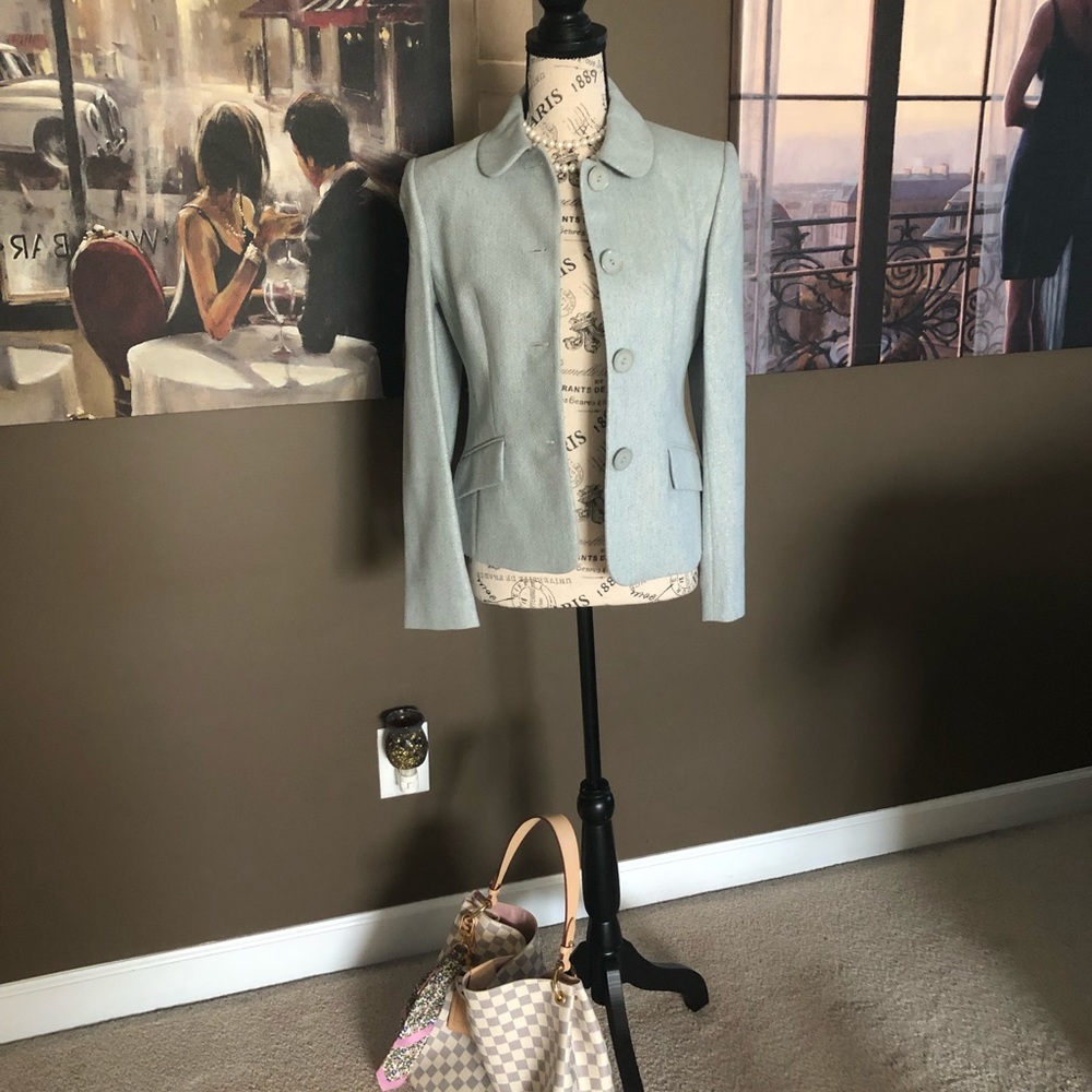 Blue Collared Jacket - image 6